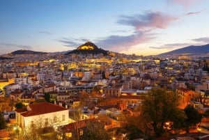 Athen: Night Walking City Tour på engelsk eller spansk