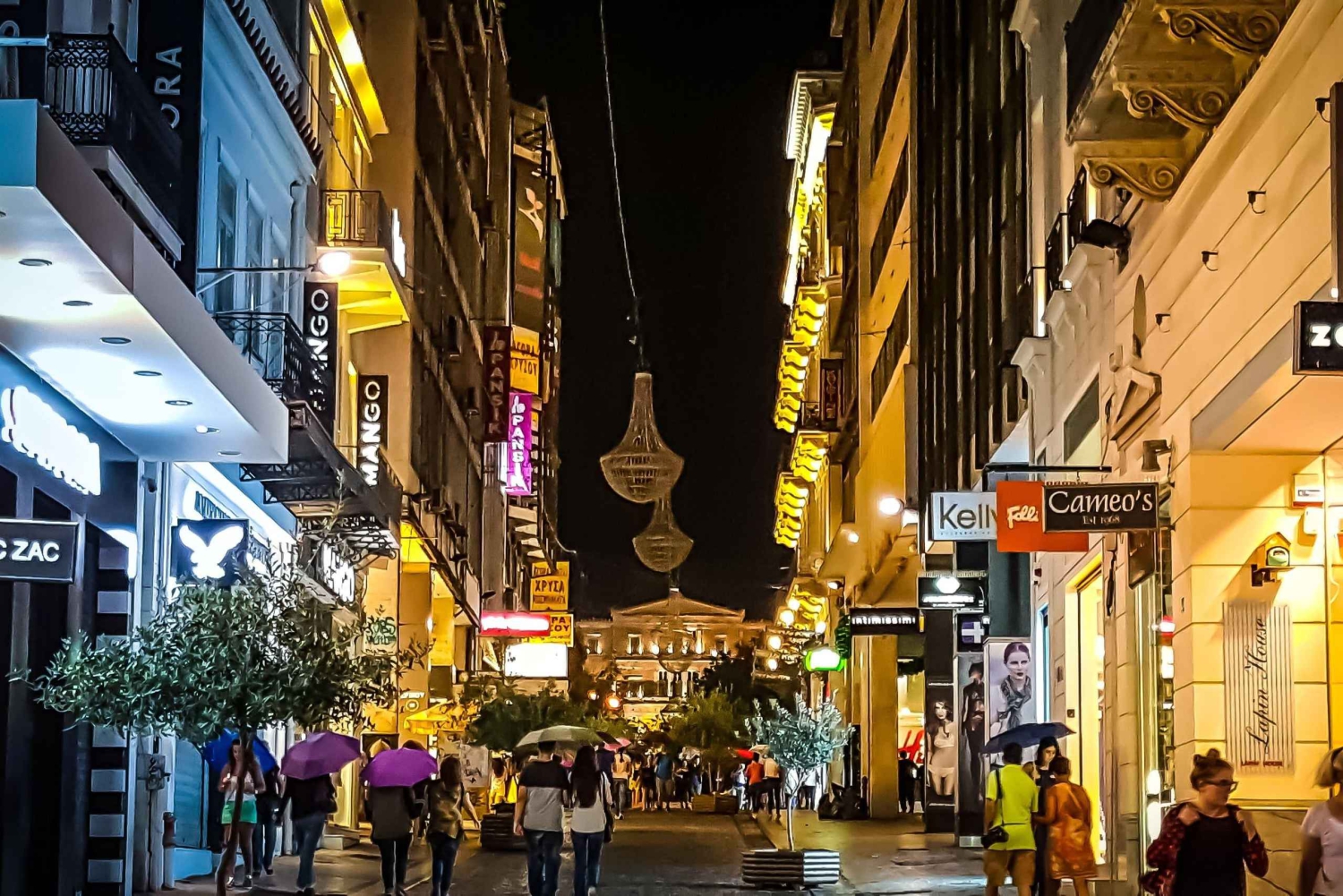 Ateny: Nocna wycieczka piesza