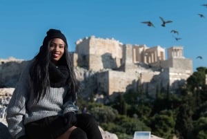 Atenas: Sesión de fotos con un fotógrafo privado de vacaciones