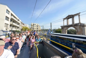 Athens, Piraeus, and Coastline: Blue Hop-On Hop-Off Bus