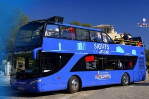 Ateny, Pireus i wybrzeże: niebieski autobus Hop-On Hop-Off