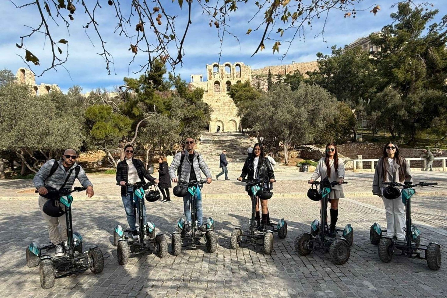 Tour en moto eléctrica por la Atenas antigua