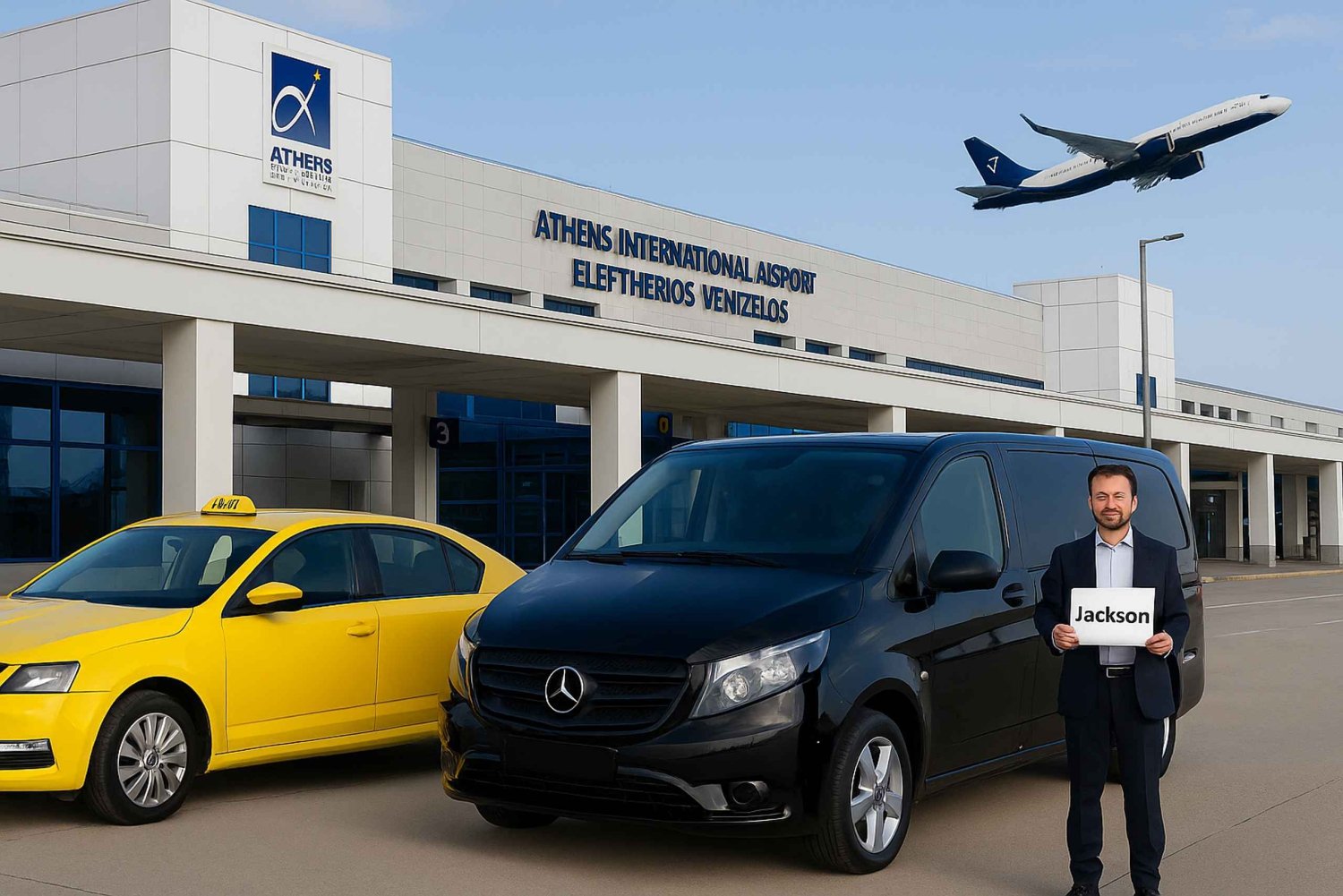 Athènes : transfert privé depuis l'aéroport d'Athènes