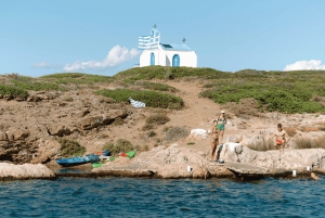 Athens: Private Cruise with 4 Destinations and Swimming