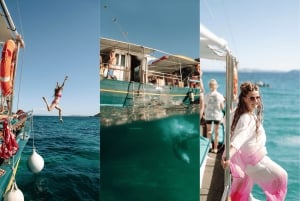Athens: Private Cruise with 4 Destinations and Swimming