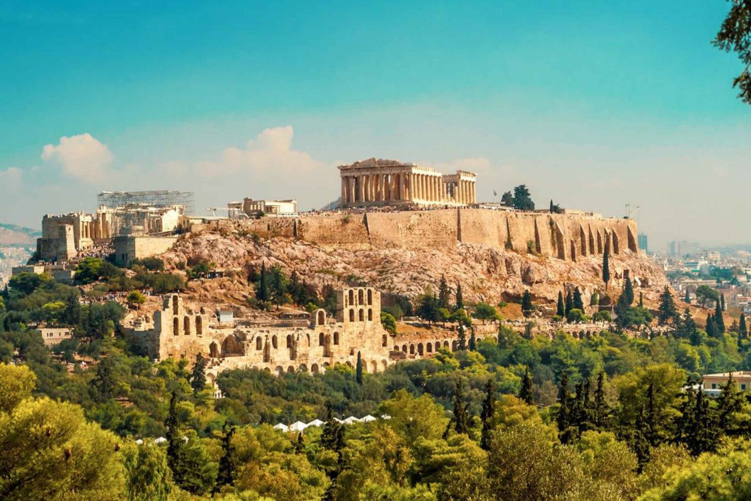 Athen: Private ganztägige Sightseeing-Tour