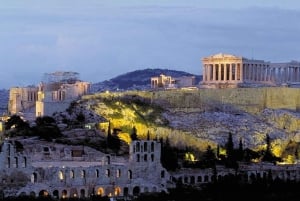 Athens: Private Night Tour with Hotel Pickup with local
