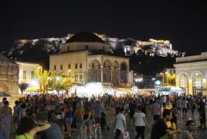 Atenas: Excursão Noturna Panorâmica Privada com Motorista Pessoal