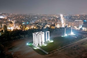 Atenas: Tour Panorámico Nocturno Privado con Conductor Personal