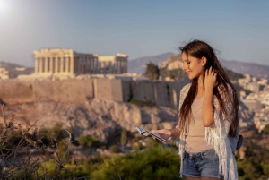 Athens: private photoshoot with the best Acropolis view