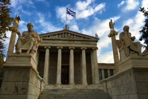 Atene: giro turistico privato in furgone con aria condizionata