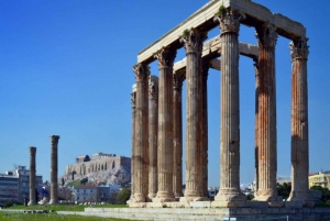Atene: giro turistico privato in furgone con aria condizionata