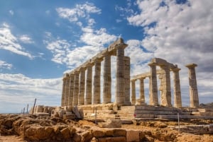 Athen: Privat rundtur i Sounion, Vouliagmeni-søen og Thoricus