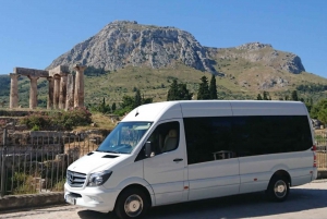 Atenas: Tour particular com serviço de busca em cruzeiro e guia opcional