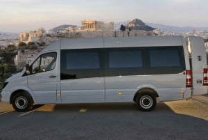 Atene: Tour privato con prelievo da una crociera e guida opzionale