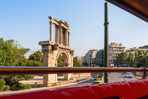 Athens: Red Hop-On Hop-Off Bus with Piraeus and Beach Rivera