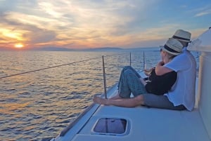 Riviera d'Athènes : croisière en catamaran repas et boissons