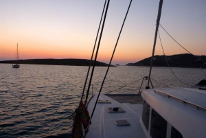Athens: Full-Day Private Catamaran Cruise with Meal & Drinks