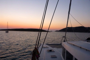 Athens: Full-Day Private Catamaran Cruise with Meal & Drinks