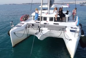 Athene: Riviera Catamaran Tour met Maaltijd en Drankjes