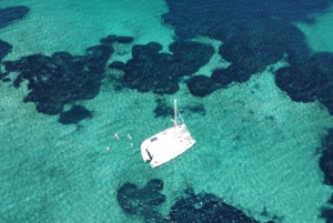 Atenas: Excursión en Catamarán por la Riviera con Comida y Bebidas Frescas