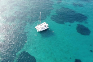 Atenas: Excursión en Catamarán por la Riviera con Comida y Bebidas Frescas