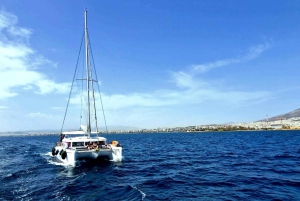 Atenas: Excursión en Catamarán por la Riviera con Comida y Bebidas Frescas