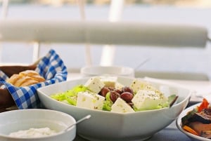 Atheense Rivièra: Privé catamaran cruise van een halve dag