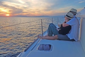 Atheense Rivièra: Privé catamaran cruise van een halve dag