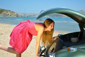 Atenas: Riviera Photo Tour em um Volkswagen Beetle Vintage