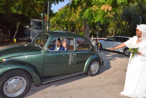 Atenas: Recorrido fotográfico por la Riviera en un Volkswagen Escarabajo de época