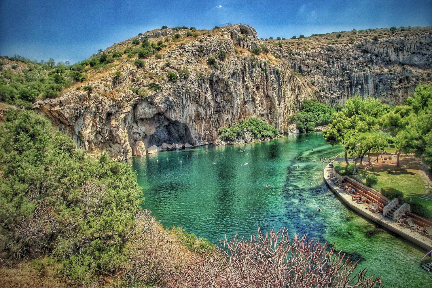 Ateenan Riviera: Vouliagmeni-järvi päiväretki: Poseidonin temppeli & Vouliagmeni-järvi