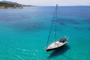 Athens Riviera: Private daily sailing cruise with lunch