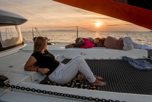 Athens: Half-Day Sunset Catamaran Cruise
