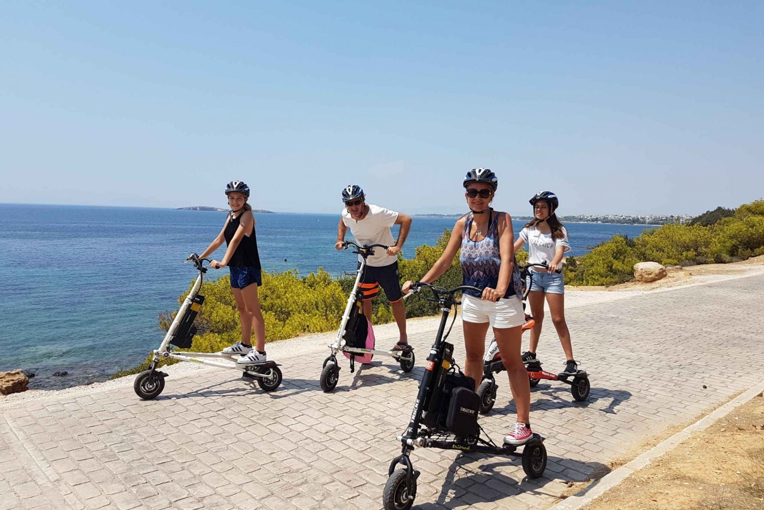 Athens Riviera Trikke Bike Tour & Vouliagmeni Lake