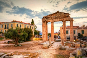 Ateny: rzymska agora i starożytna agora bilet elektroniczny i 2 wycieczki audio