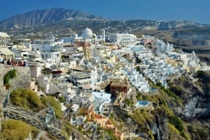 Афины: билет на паром Санторини с трансфером из отеля