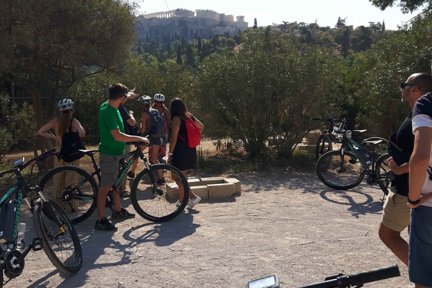 Atenas: passeio panorâmico de bicicleta elétrica no centro histórico