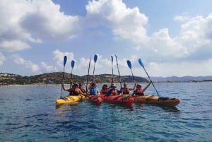Atenas: Aventura de caiaque no mar na costa sul/leste