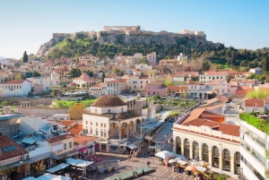 Atenas: Paseo autoguiado del Primer Descubrimiento y Recorrido de Lectura