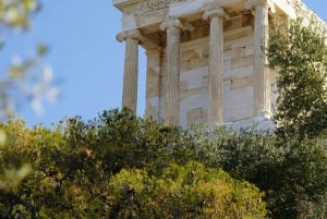 Athene: gedeelde kleine groep Acropolis en stadstour