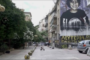 Caminhada social e política em Atenas