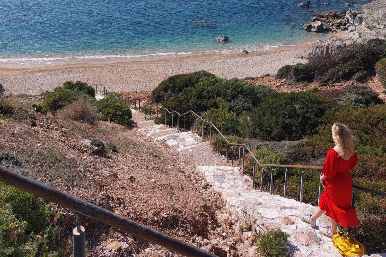 Athen: Sounio Poseidon-tempelet Athen Riviera-tur, svømming