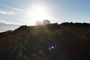 Athen: Sounio-Tempel des Poseidon Sonnenuntergang an der Athener Riviera