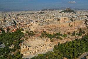Audiovisuele rondleiding over de zuidelijke helling van de Akropolis