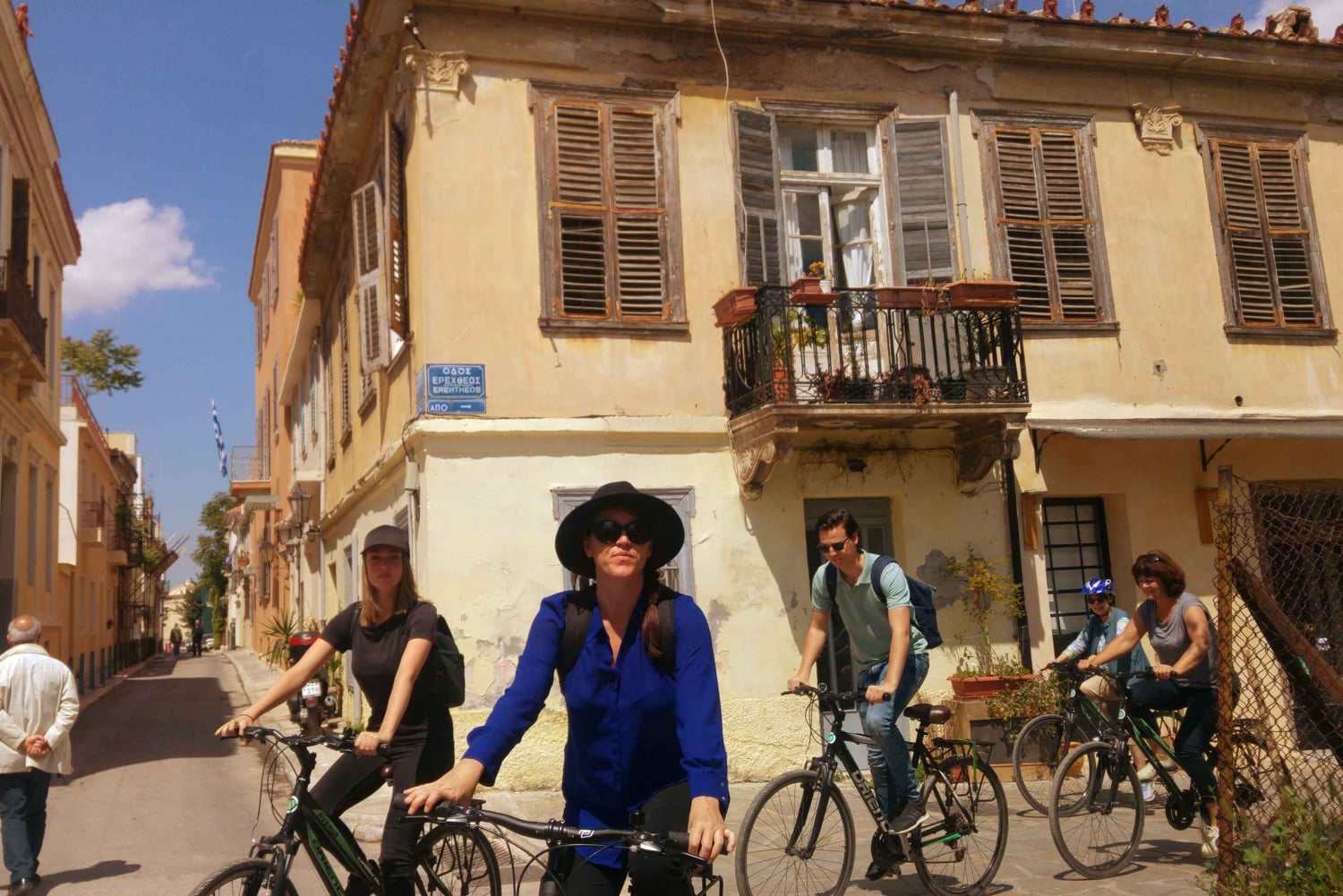 Atene: Tour in bicicletta elettrica al tramonto
