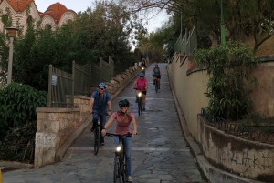 Atene: Tour in bicicletta elettrica al tramonto