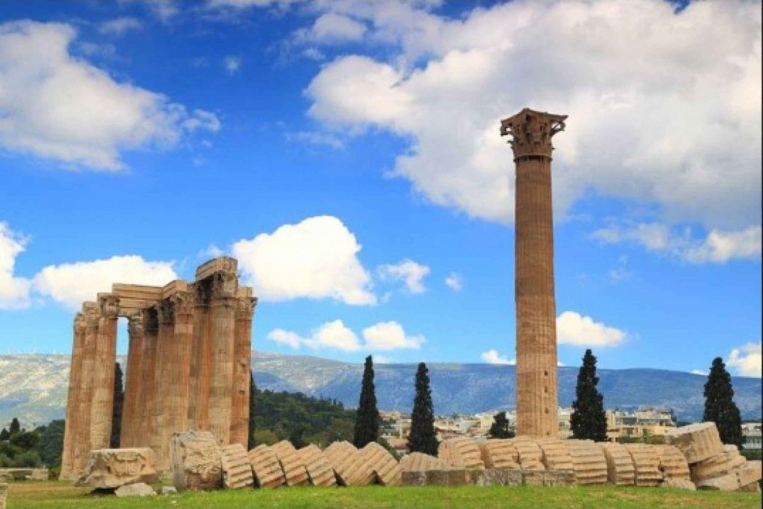 Athen: Indgangsbillet til den olympiske Zeus' tempel