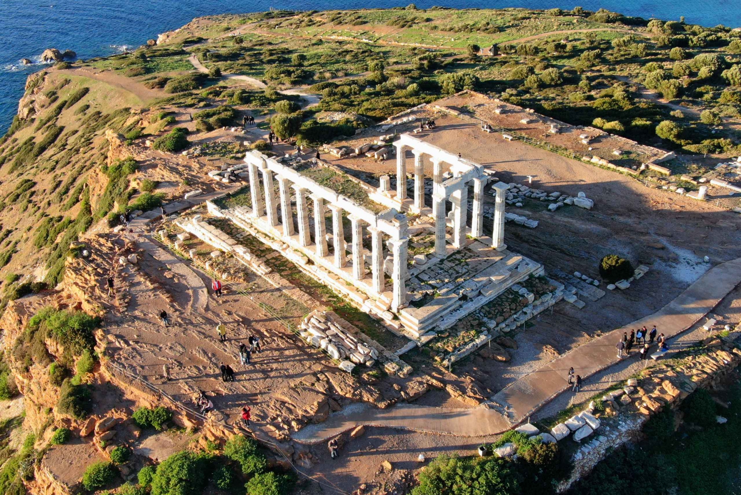Athens: Temple of Poseidon and Cape Sounion Sunset Tour