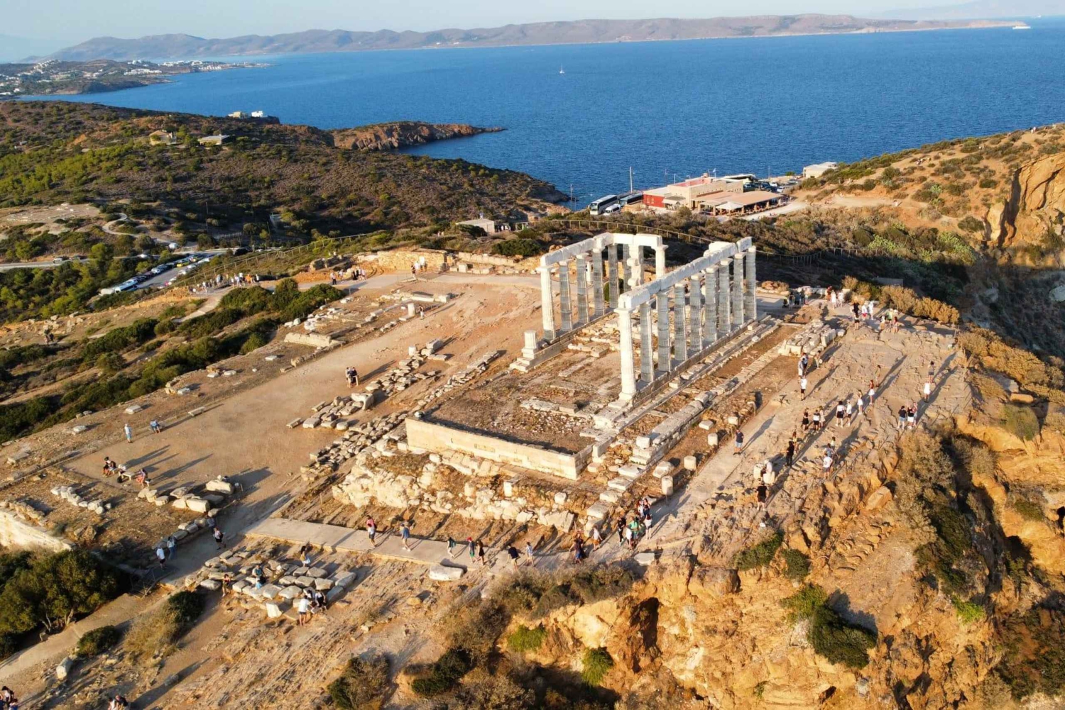 Atenas: Visita ao Templo de Poseidon e ao Cabo Sounion ao meio-dia
